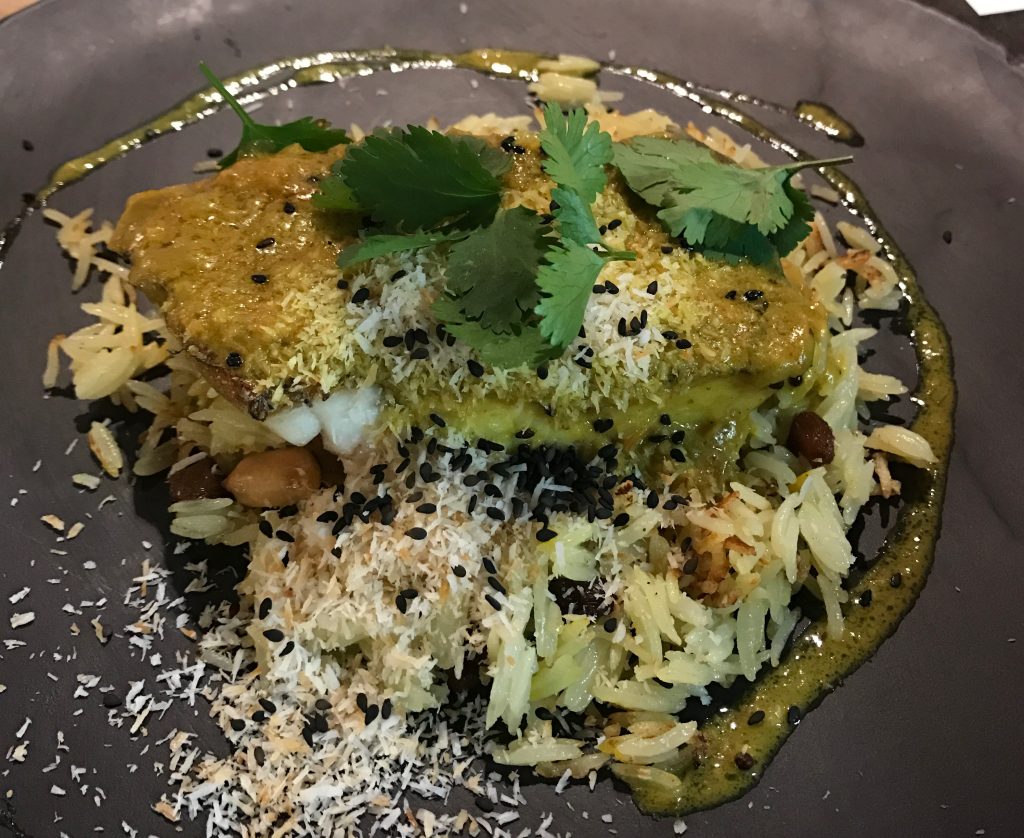 Pescado curri Malabari - Ma Khin cafe