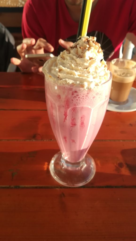 Batido de fresa