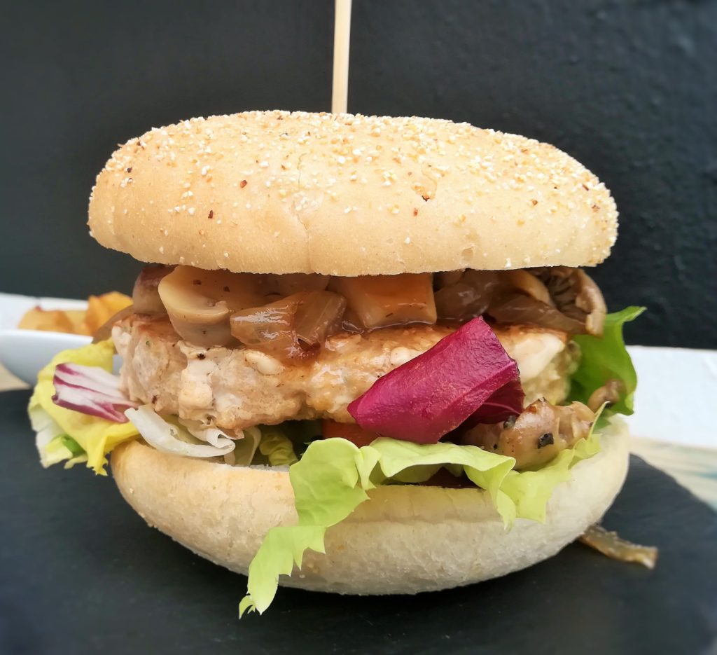 Hamburguesa de atún