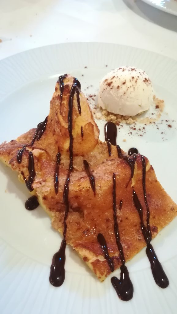 Torrija con helado 